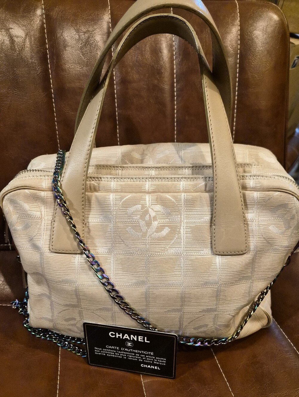 Chanel Y2K 2000-2002 Travel Mini Satchel Bag